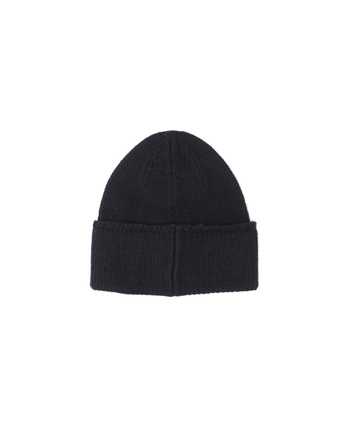 Ralph Lauren Logo Beanie - BLACK DUST