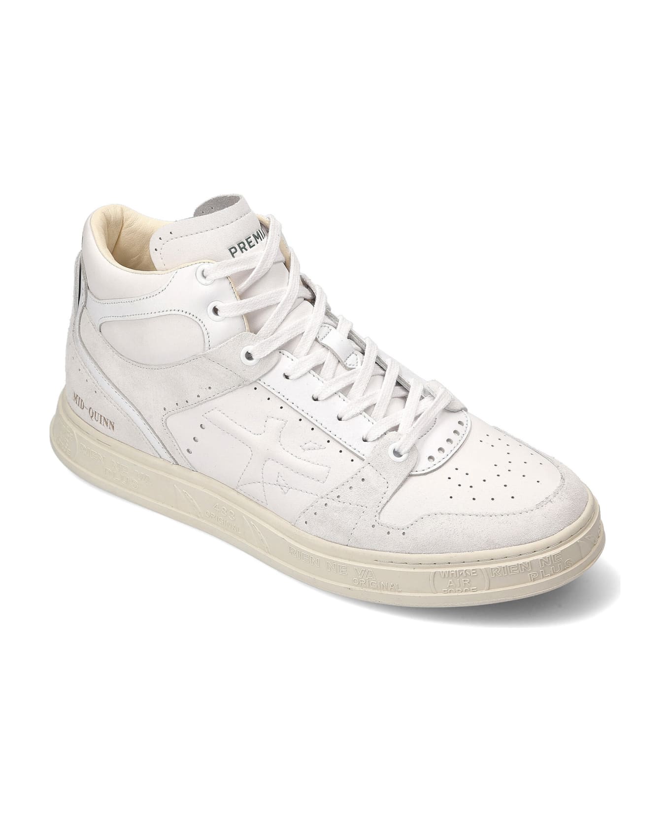 Premiata Hi-top Sneakers - WHITE