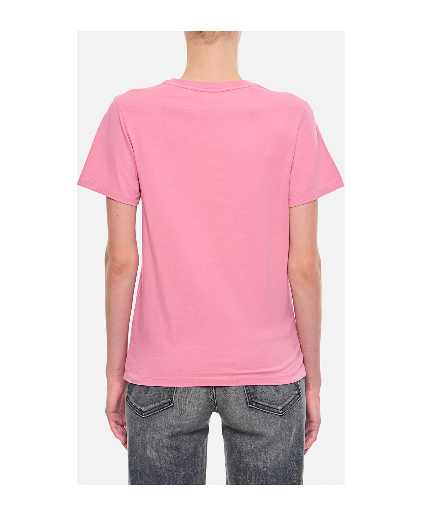 Maison Kitsuné Fox Head Patch Regular Tee Shirt - Pink