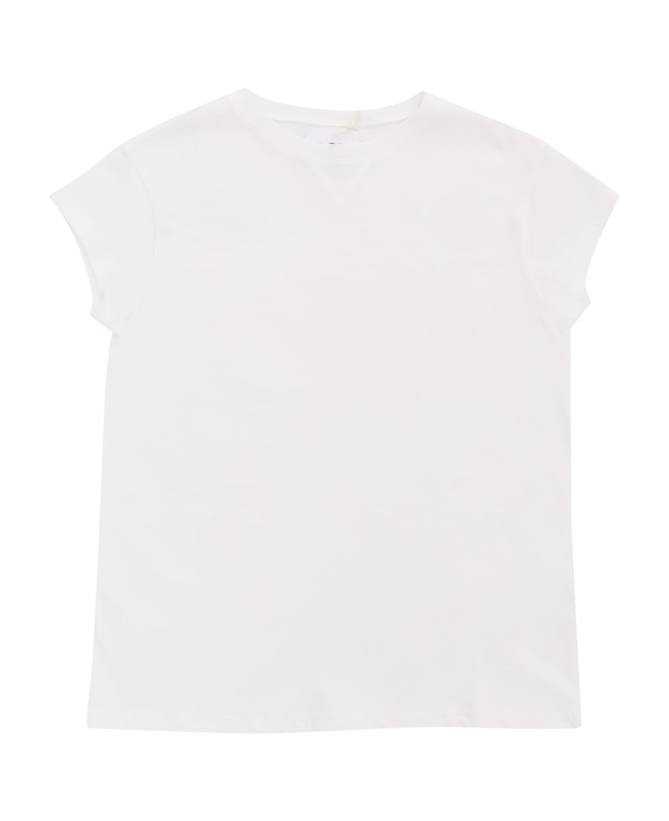 Douuod White T-shirt - WHITE Tシャツ＆ポロシャツ