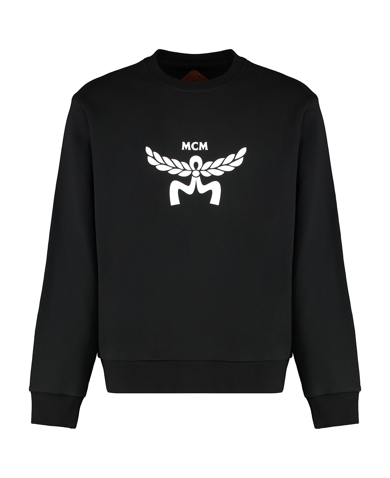 MCM Cotton Crew-neck Sweatshirt - black