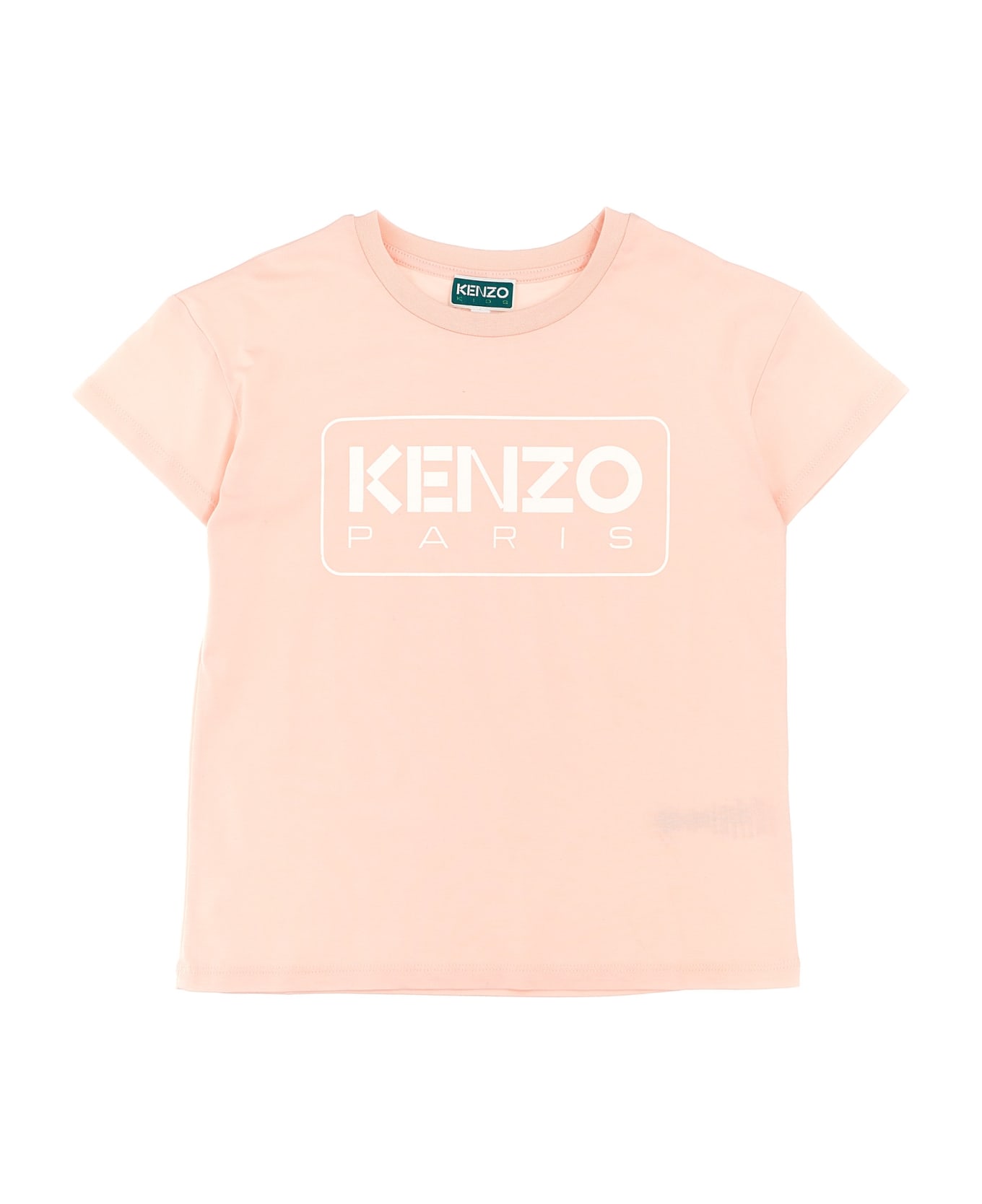 Kenzo Kids Logo Print T-shirt - Pink