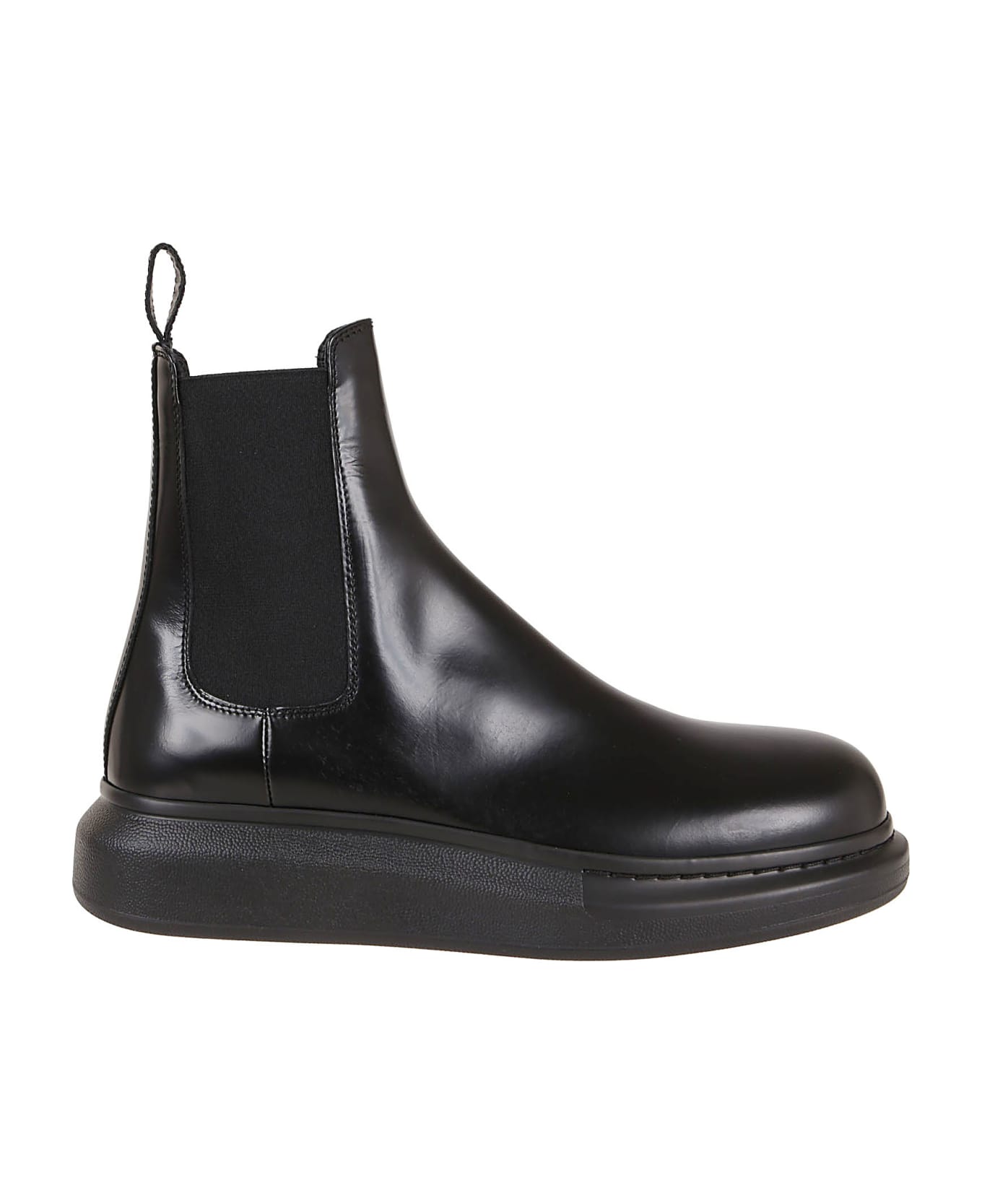 Alexander McQueen Platform Ankle Boots - BLACK