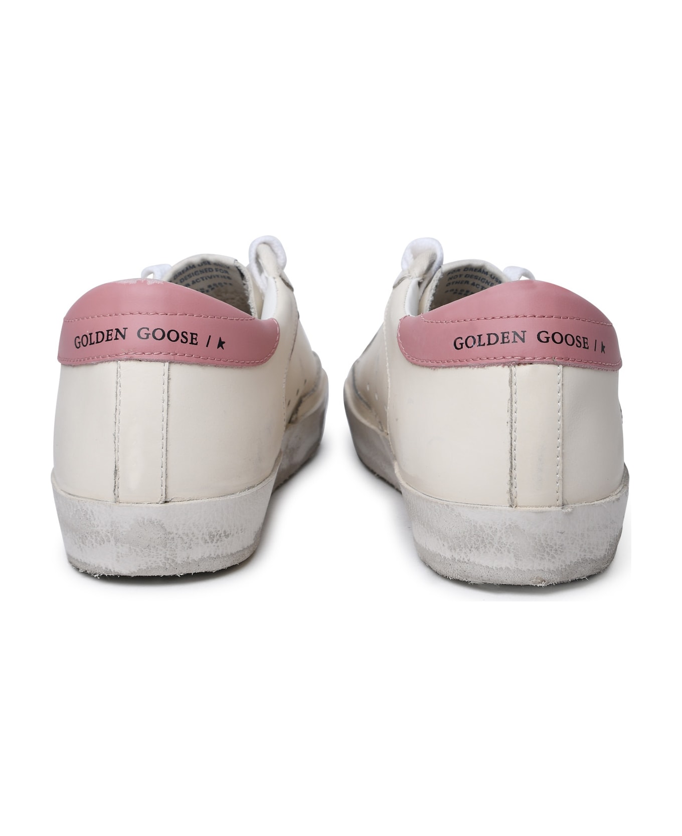 Golden Goose Super-star Leather Upper Suede Star Leather Heel Sneakers - Cream Seedpearl Ash Rose スニーカー