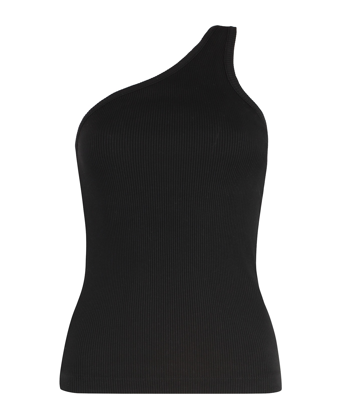 AGOLDE Verica One-shoulder Top - black