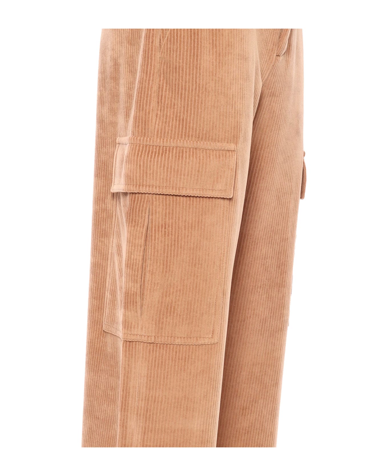 Circolo 1901 Corduroy Carpenter Pants - BROWN