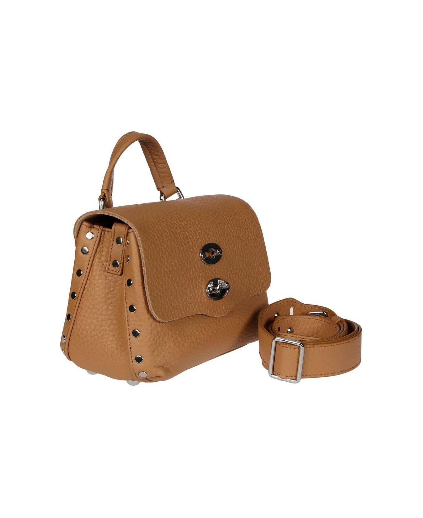 Zanellato Postina Twist-lock Small Messenger Bag - Cuoio