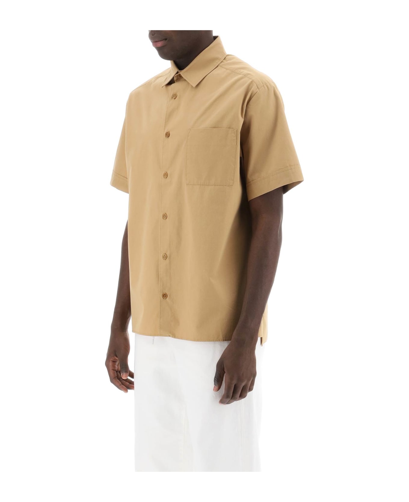 A.P.C. Short-sleeved Shirt - BEIGE (Beige)