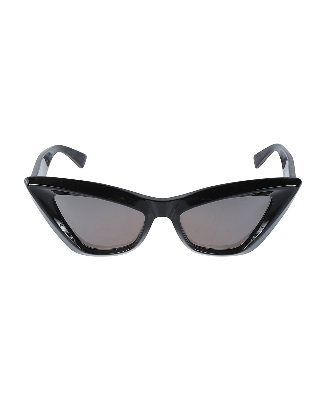 Bottega Veneta Eyewear Triangle Sunglasses - Black/Grey