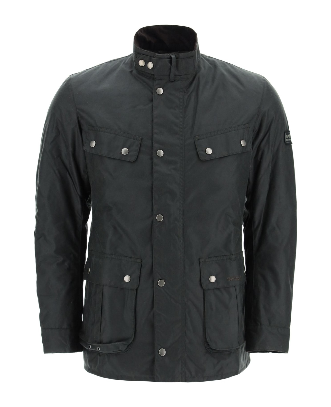 Barbour Duke Jacket In Waxed Cotton - SAGE (Green)