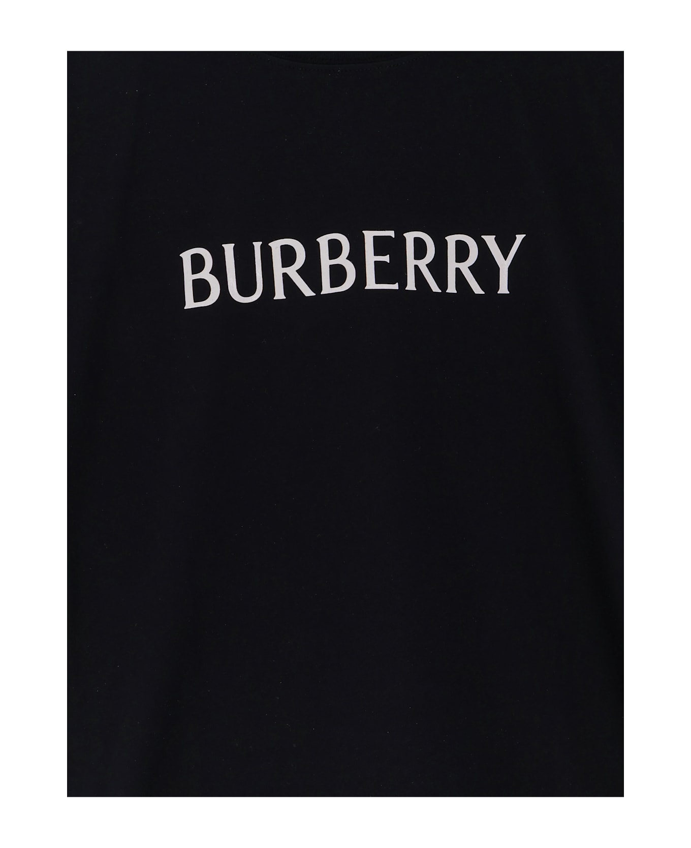 Burberry Seth Organic Cotton T-shirt - Black