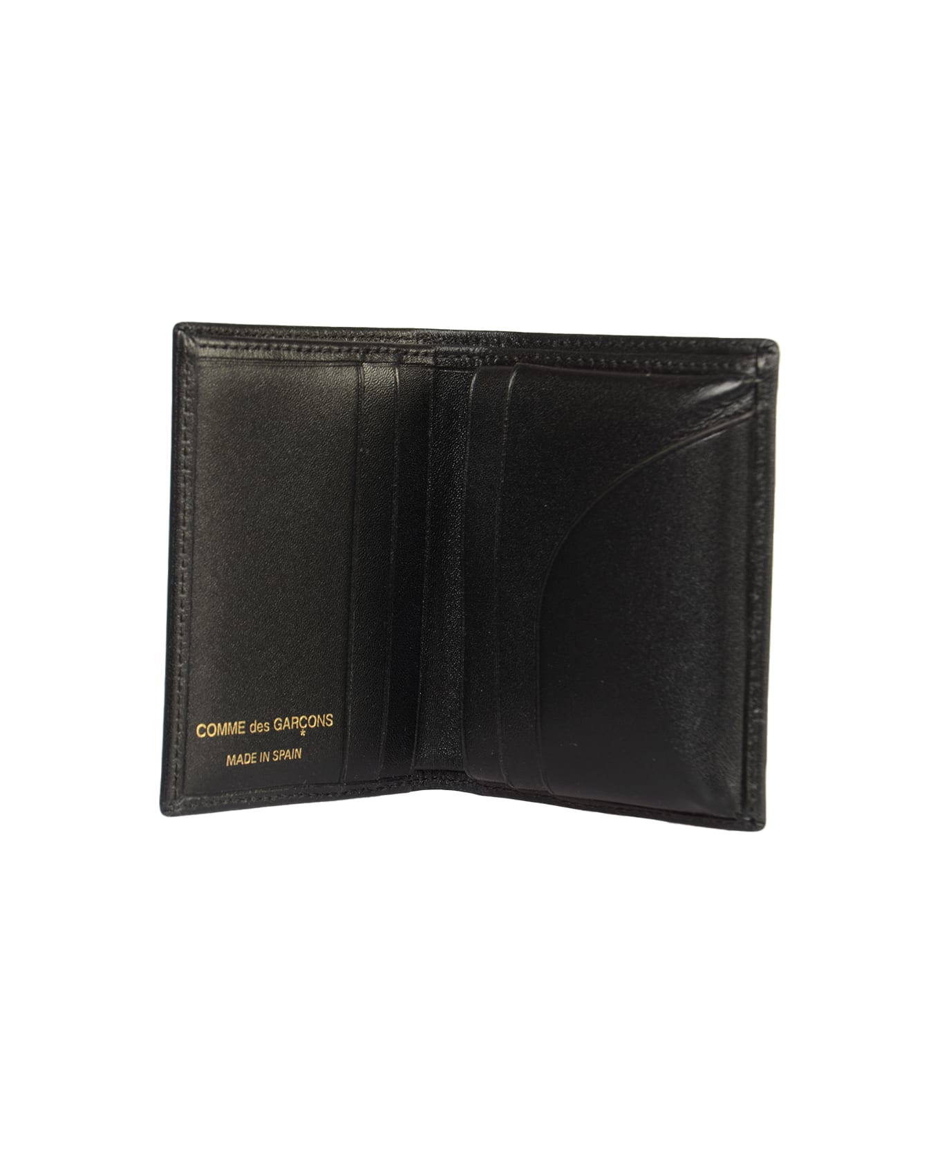 Comme des Garçons Wallet Logo Two-fold Wallet - Black