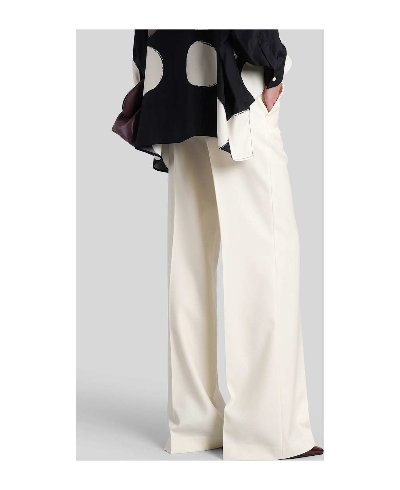 Gianluca Capannolo Valerie Pant Pants In Beige Wool - beige