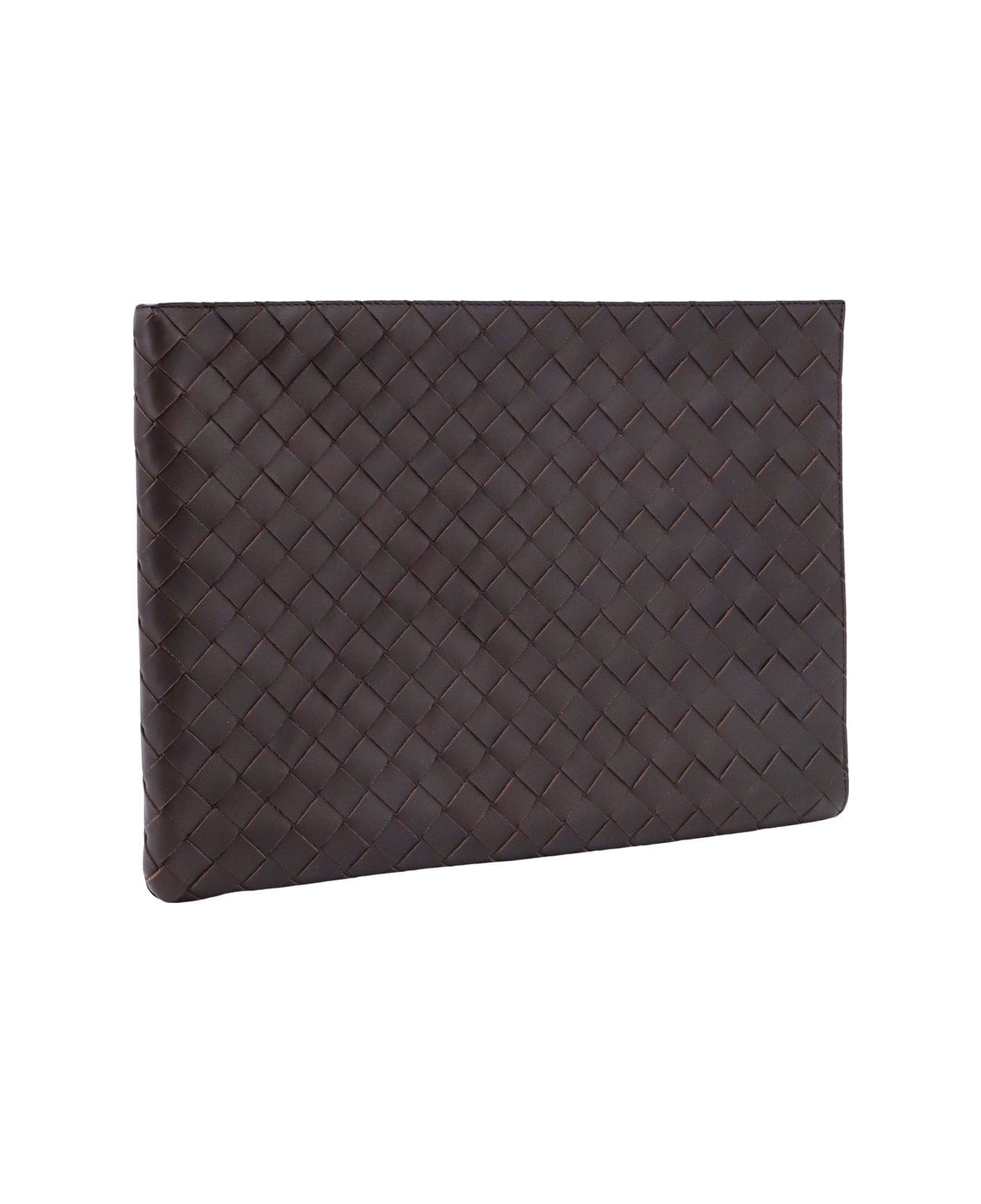 Bottega Veneta Intrecciatto Document Case - Brown