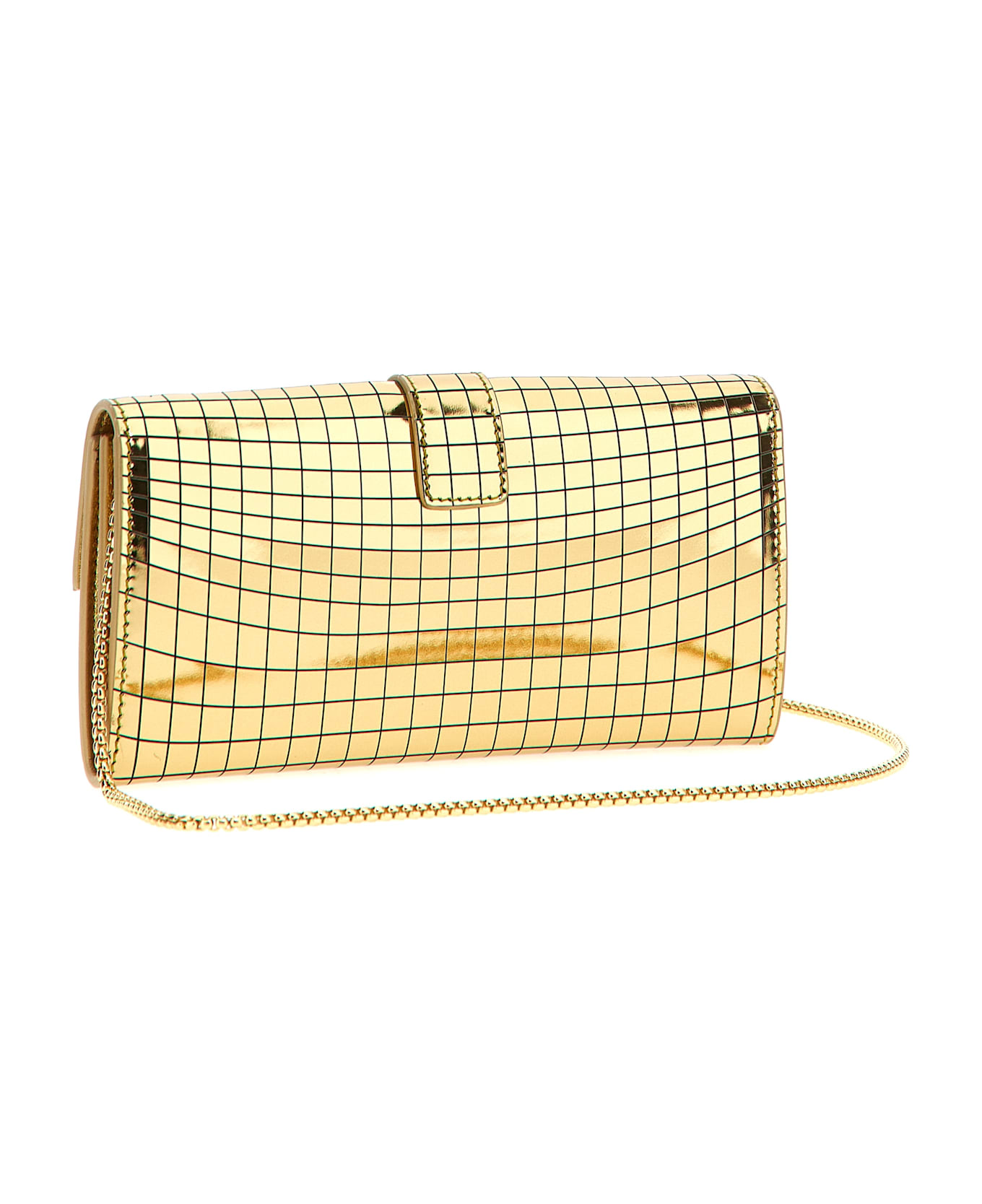 Ferragamo 
lux Gold
 Wallet On Chain - Gold