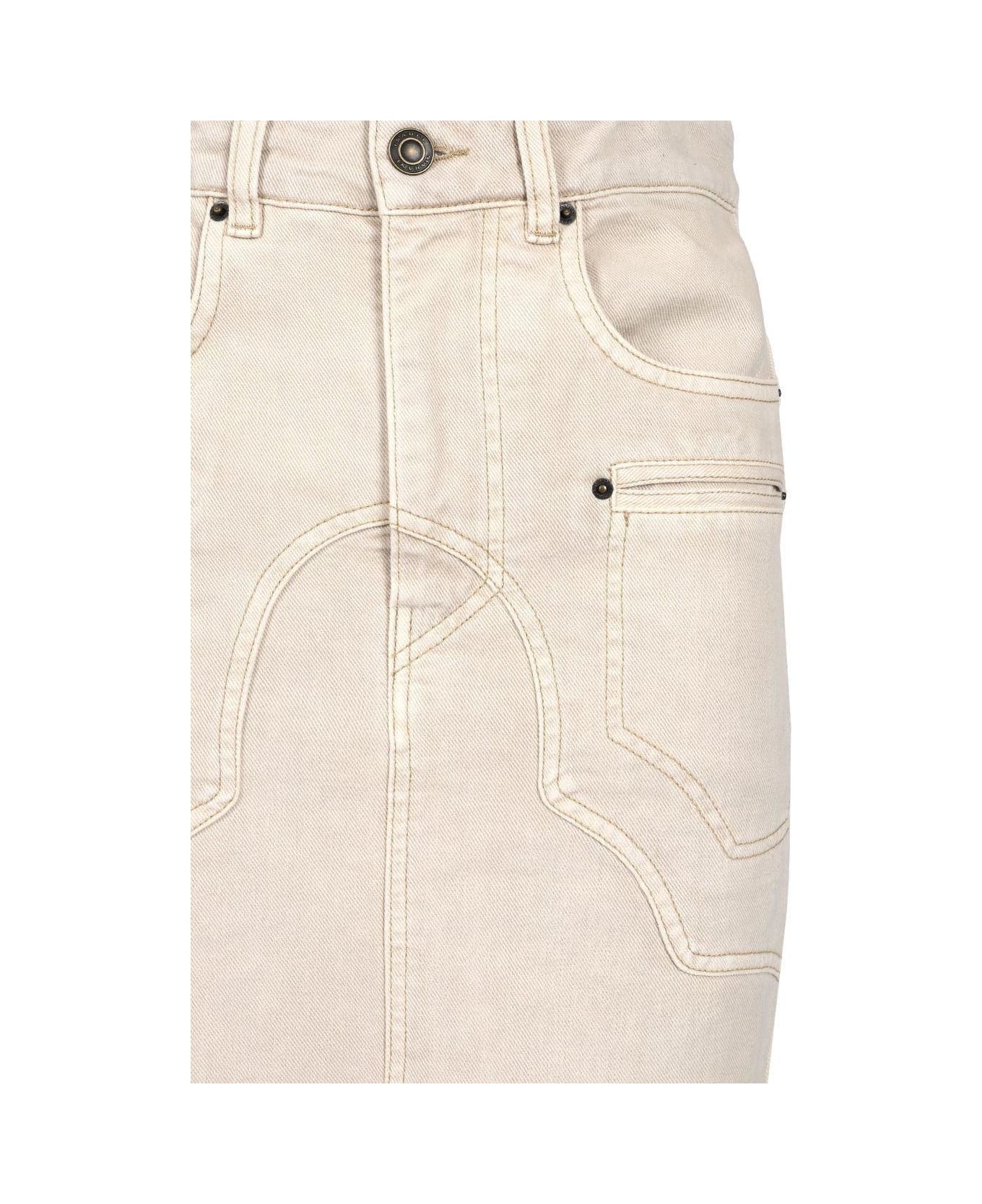 Isabel Marant 
britt
 Midi Skirt - Beige