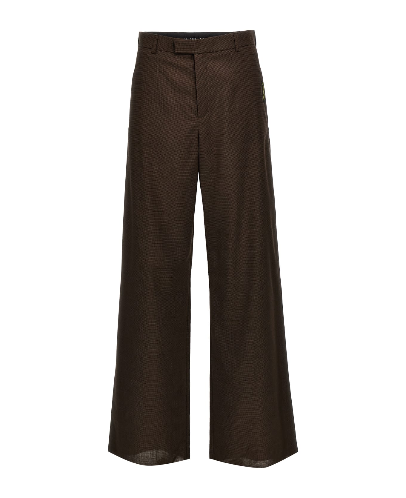Martine Rose Houndstooth Trousers - Brown