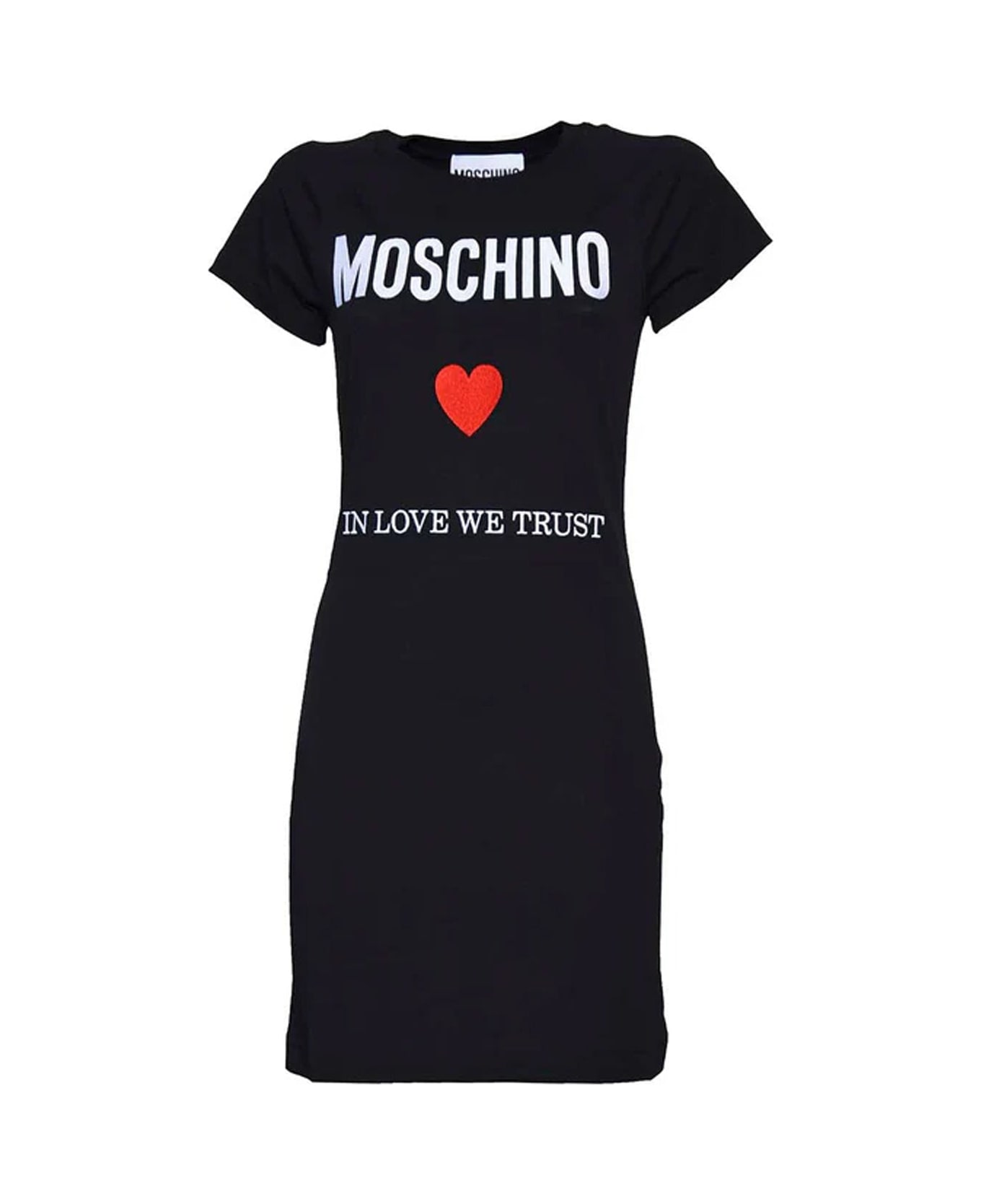 Moschino Couture In Love We Trust Mini Dress - Black ワンピース＆ドレス