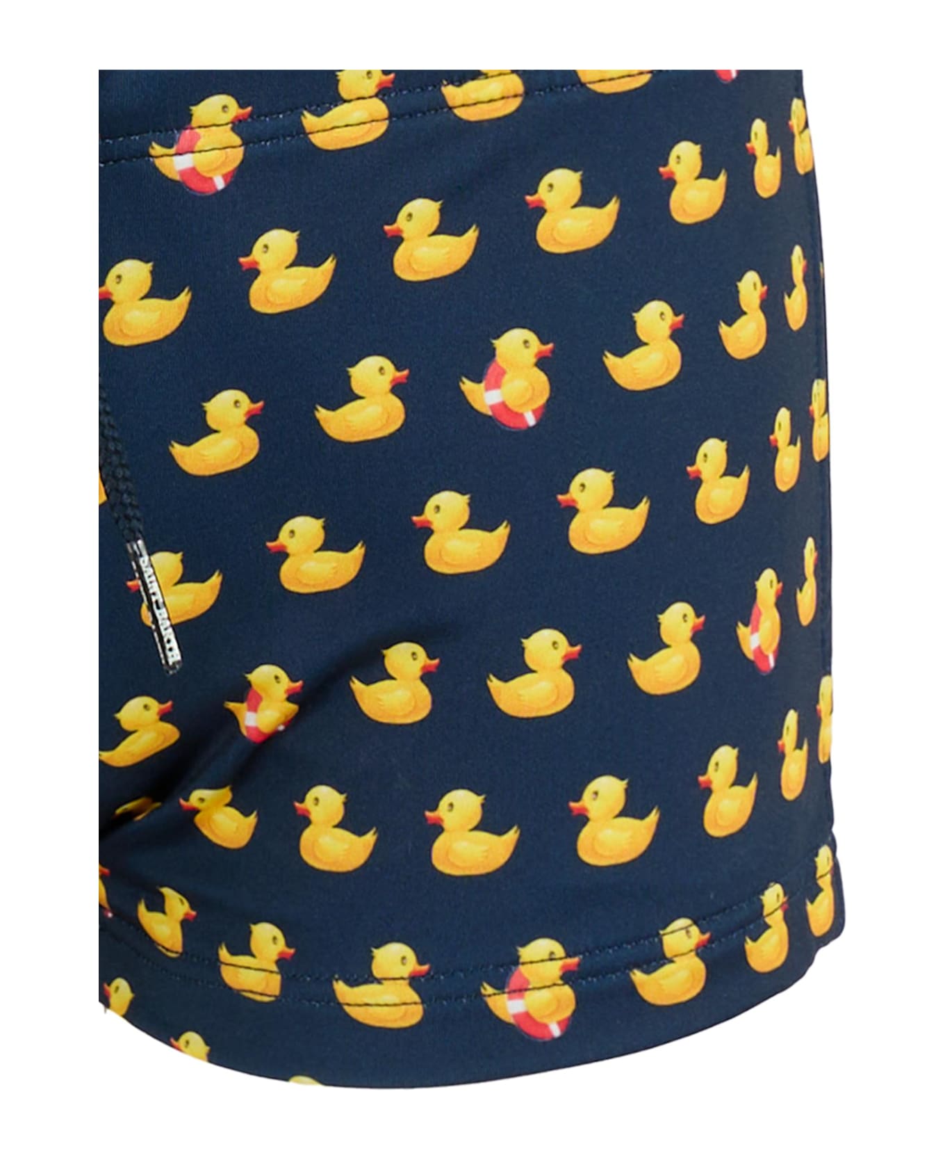 MC2 Saint Barth Blue Swim Shorts For Boy With Ducky Print - Blue