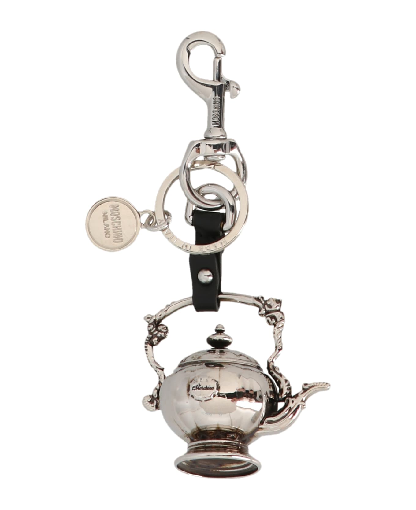 Moschino 'vintage Teapot  Keyring - Silver