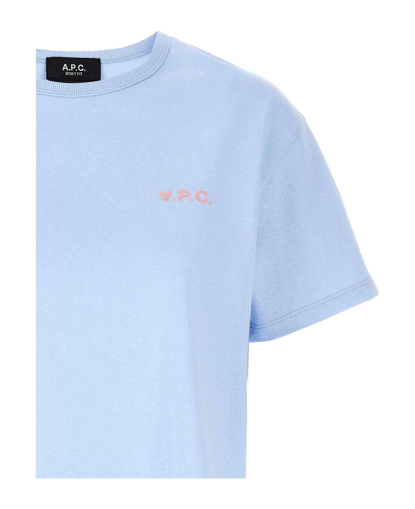 A.P.C. 
boxy Petit Vpc
 T-shirt - Light Blue