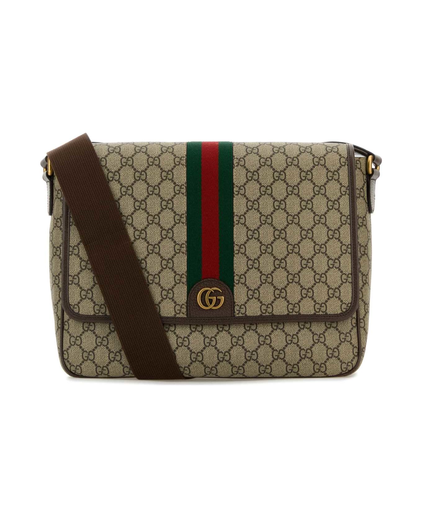 Gucci Gg Supreme Ad Leather Ophidia Gg Crossbody Bag - BEBNACERVRVNAC