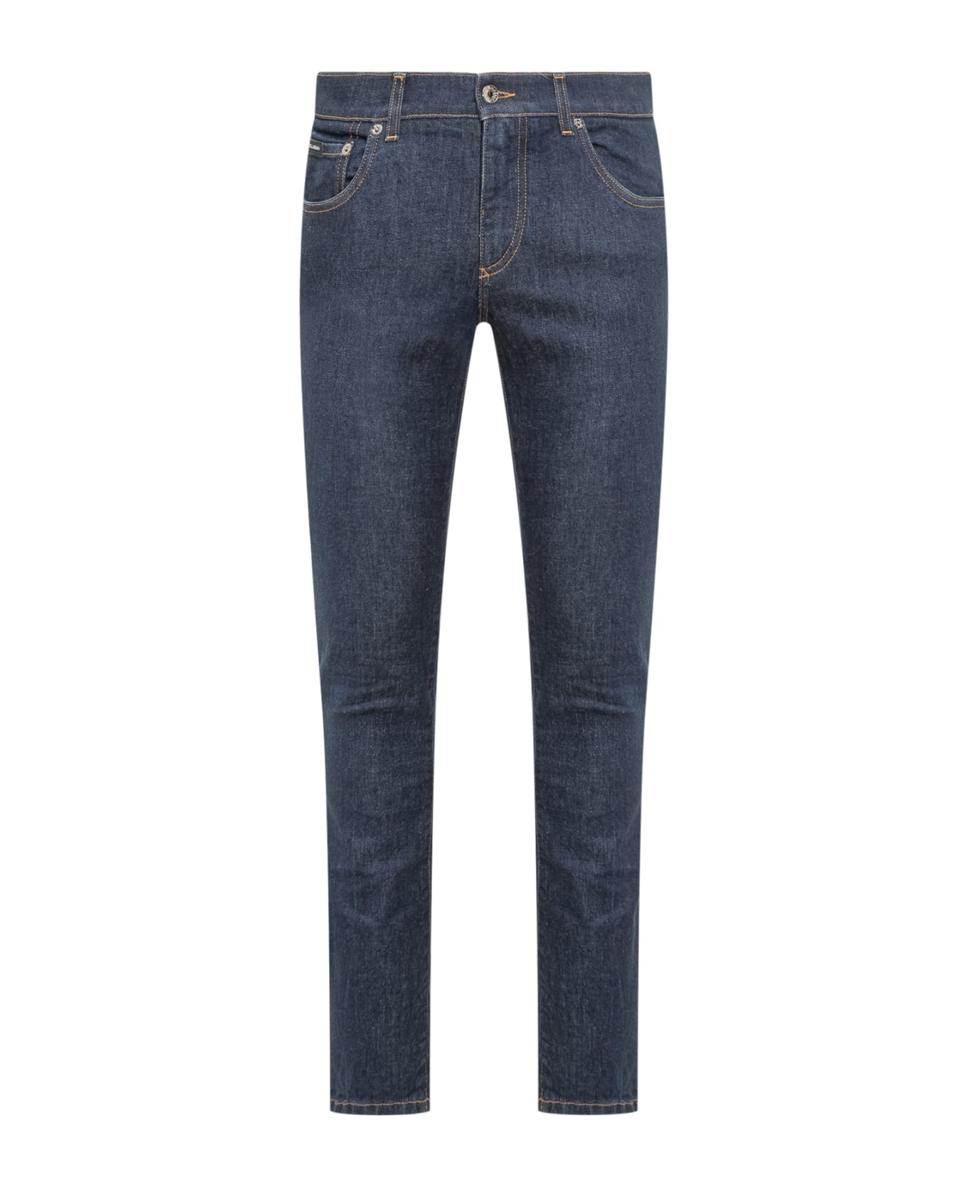 Dolce & Gabbana White Cotton Skinny Corduroy Trouser Pants main image 1