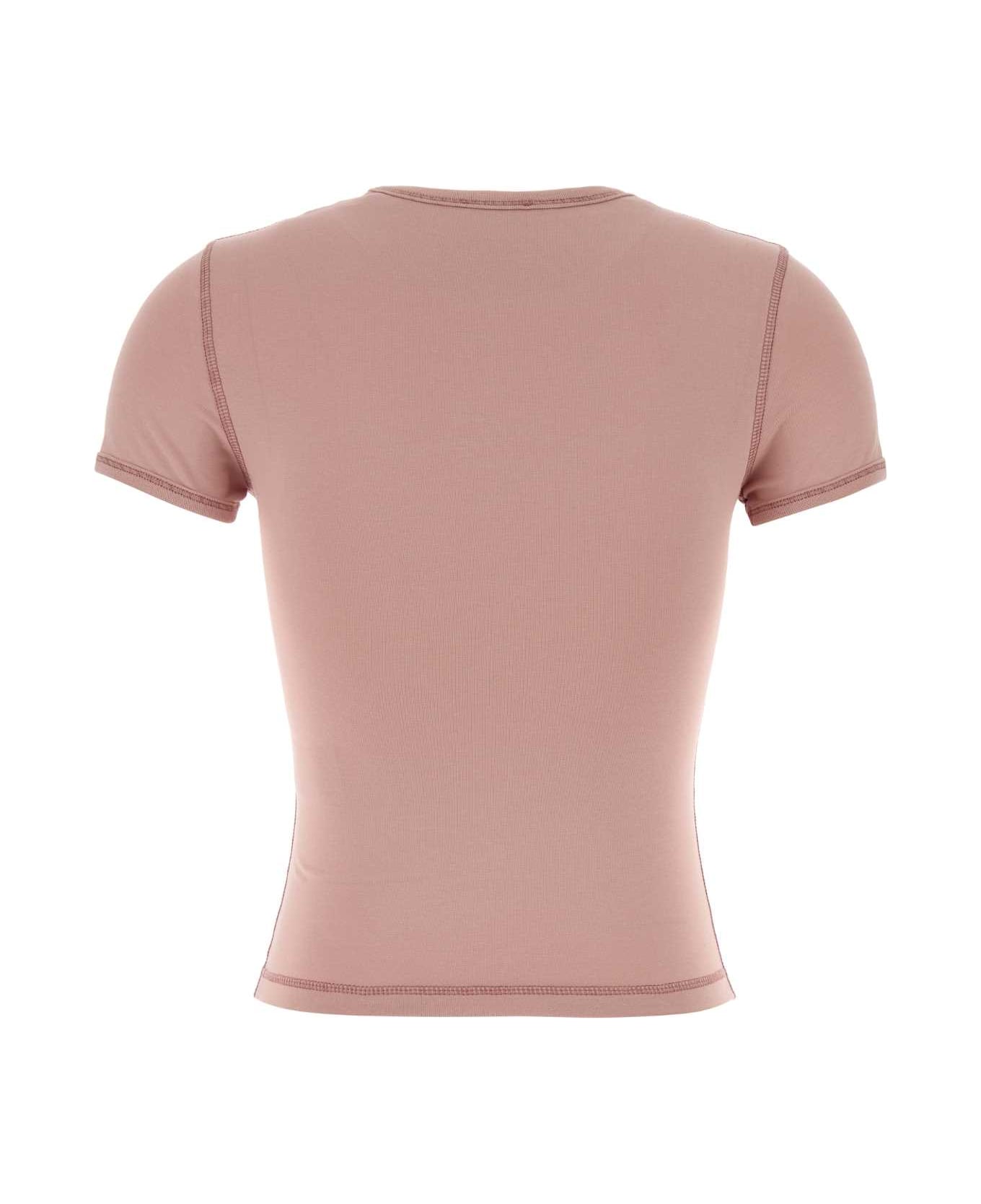 Diesel Pink Stretch Cotton T-shirt - 33L