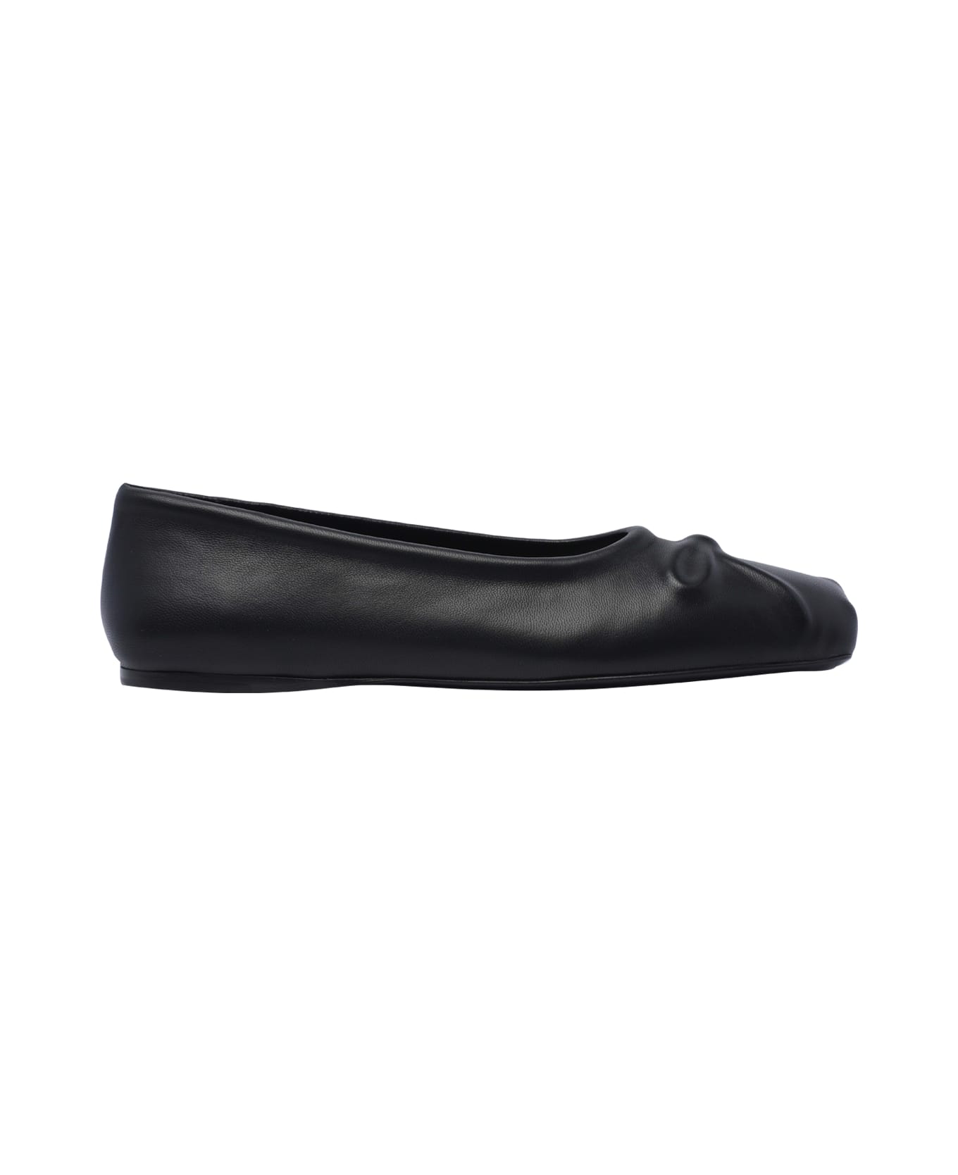 Marni Little Bow Nappa Ballets - Black