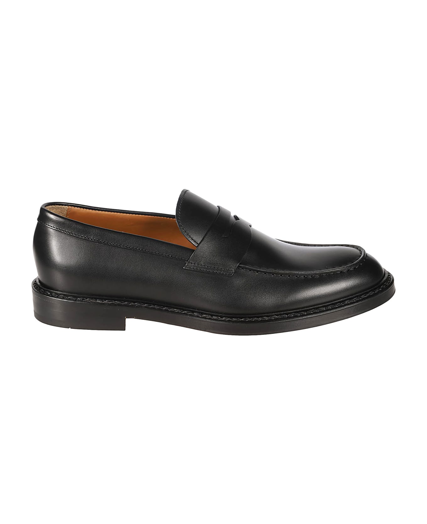 Doucal's Penny Loafers - Nero/fondo Nero