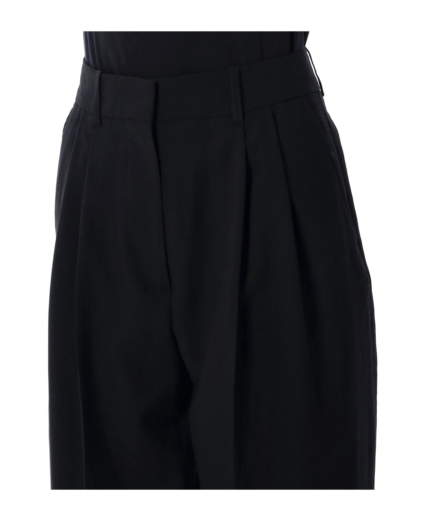 Studio Nicholson Sperro Wool Pants - BLACK