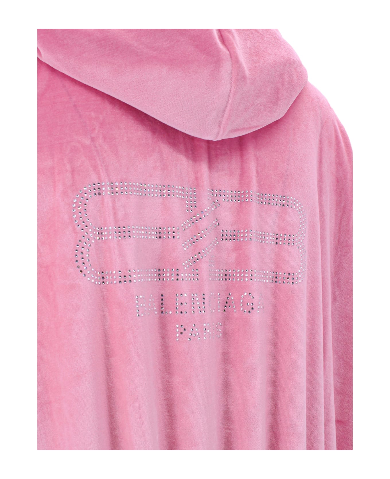 Balenciaga Zip-up Hoodie - Pink