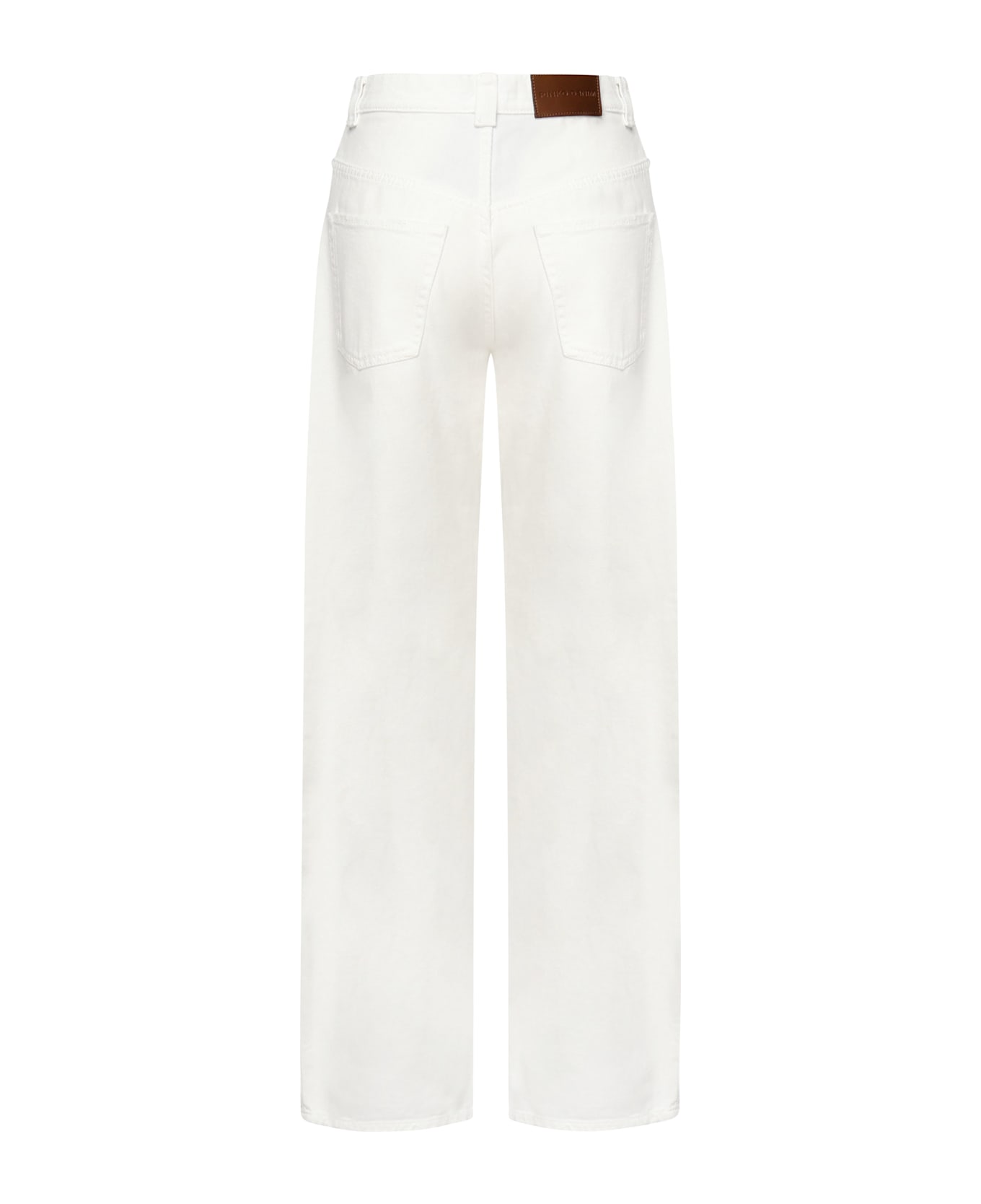 Pinko Eloise Egg Bull Fisso - White