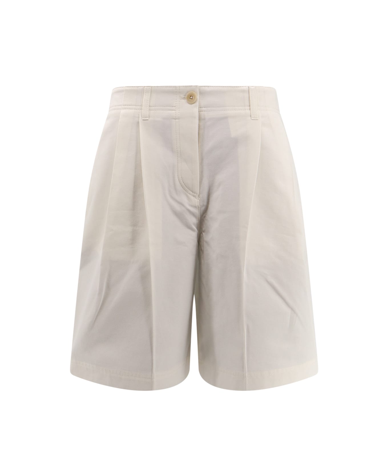 Totême Bermuda Shorts - White ショートパンツ