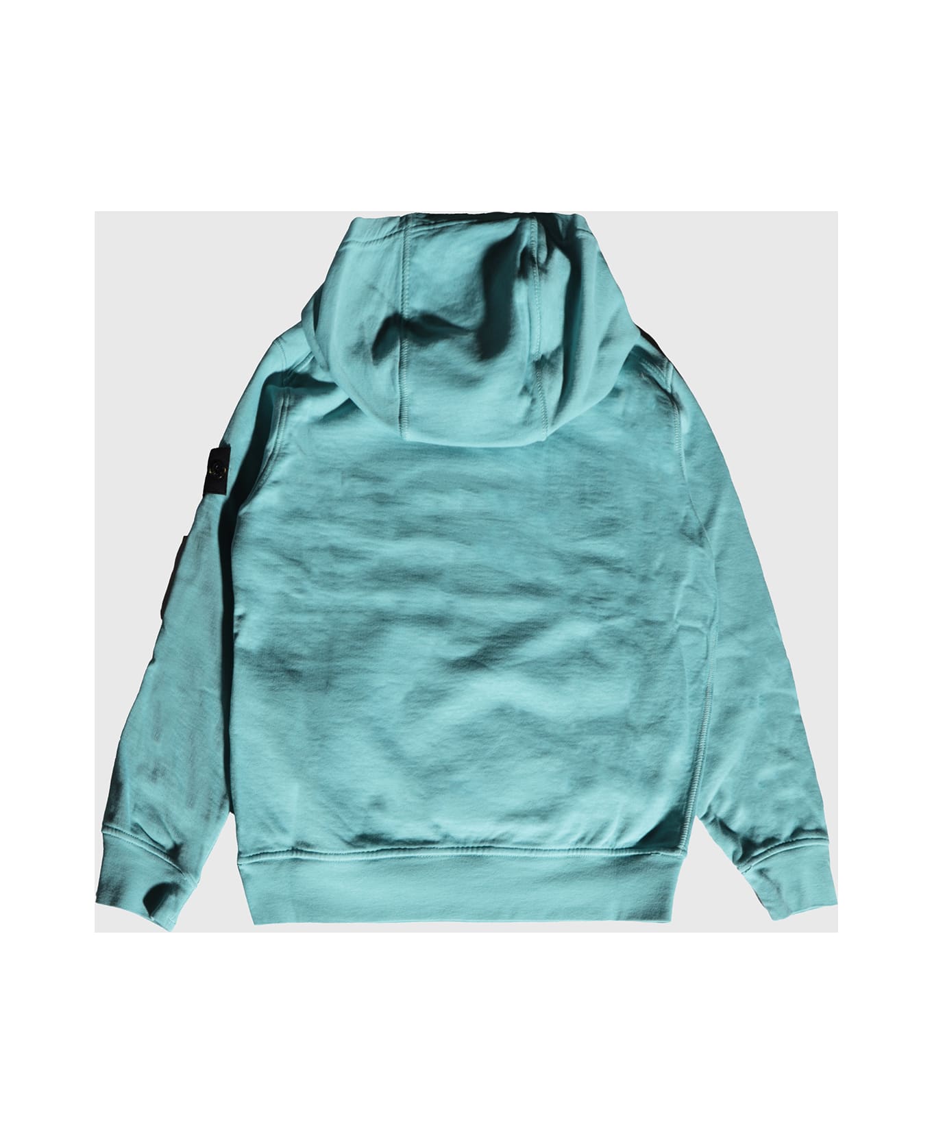 Stone Island Light Blue Cotton Sweatshirt - TURQUOISE