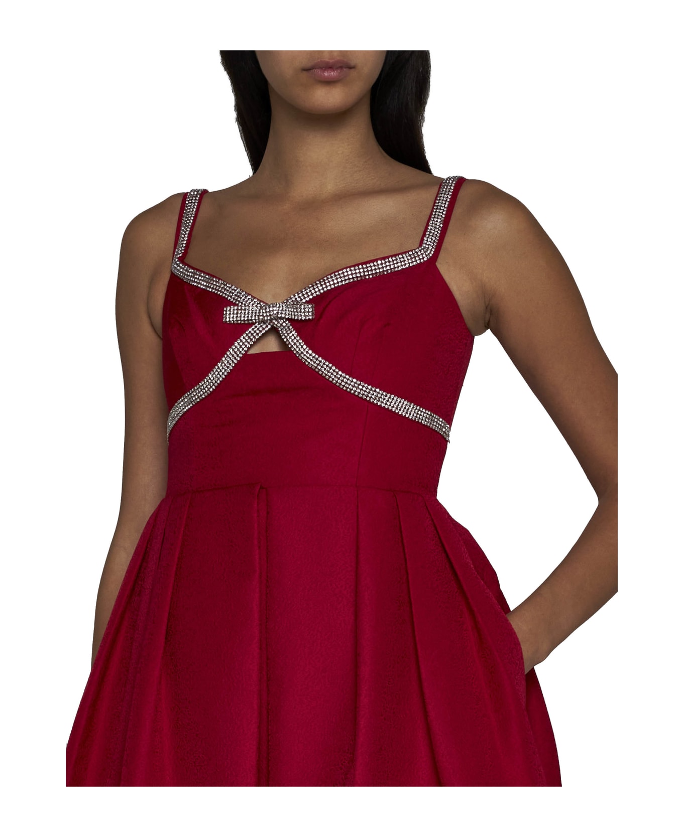 self-portrait Dress - Red ワンピース＆ドレス
