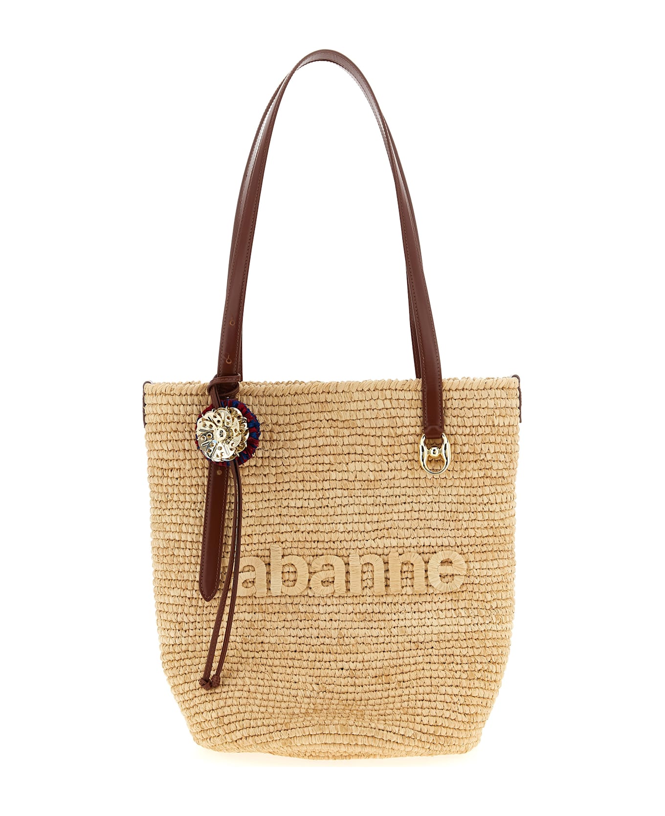 Paco Rabanne 
natural Raffia Tote Bag
 Shopping Bag - Beige