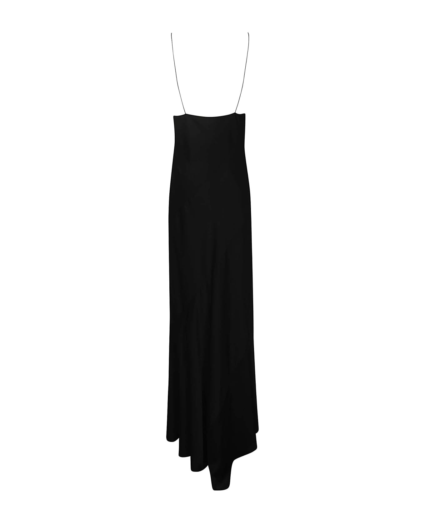 Philosophy di Lorenzo Serafini V-neck Long Dress - BLACK ワンピース＆ドレス