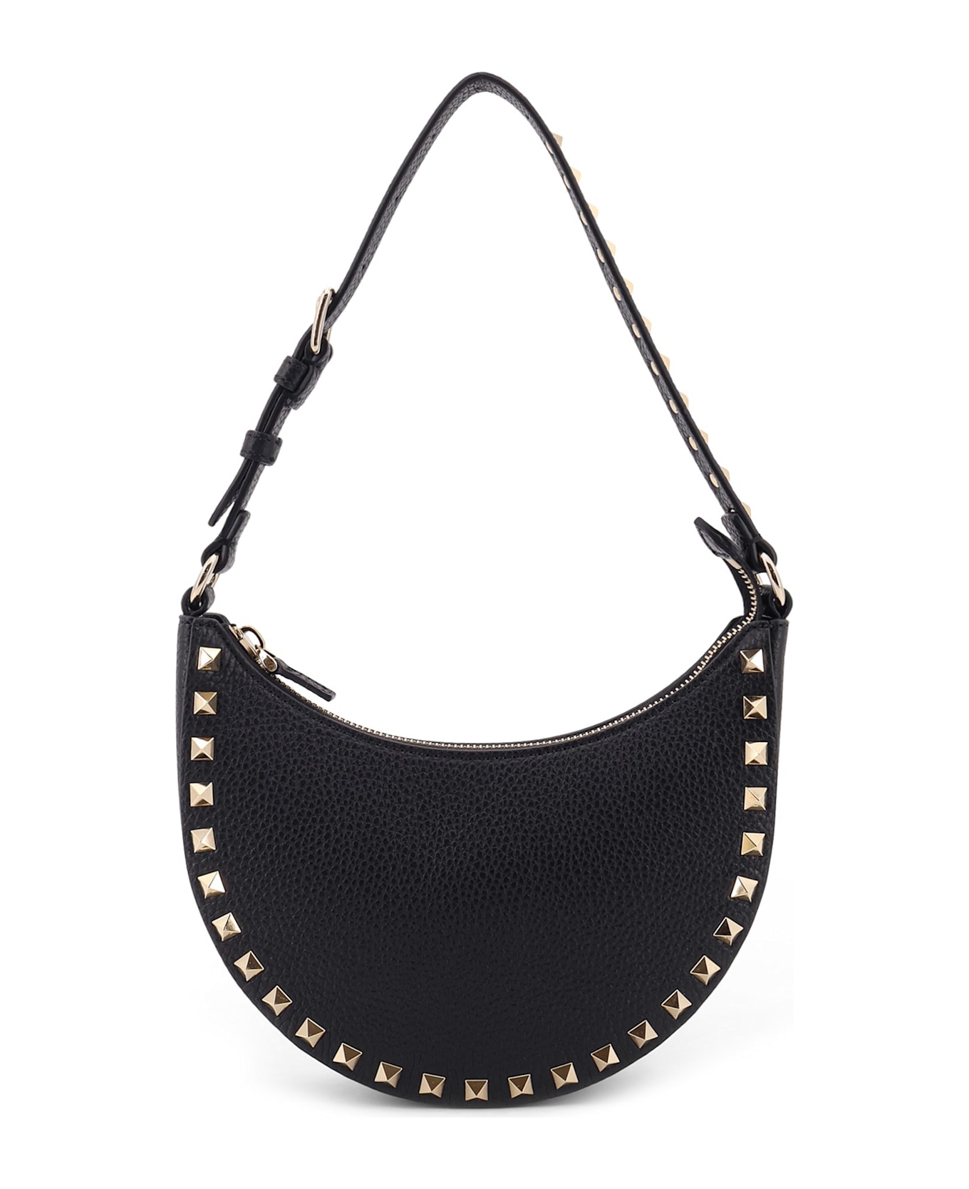 Valentino Garavani Rockstud Leather Mini Hobo Bag