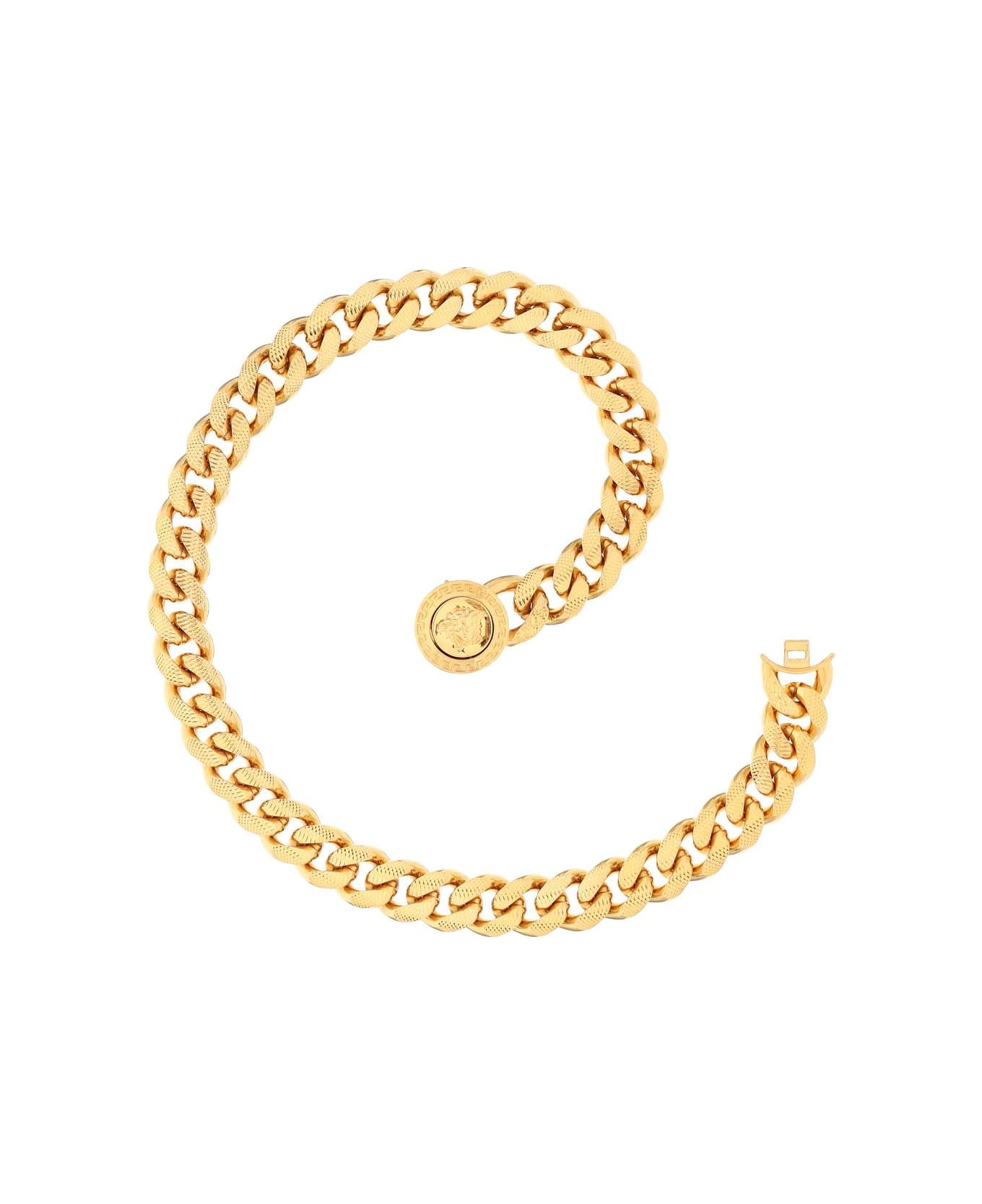 Versace Chain Medusa Necklace - Kot Tribute Gold
