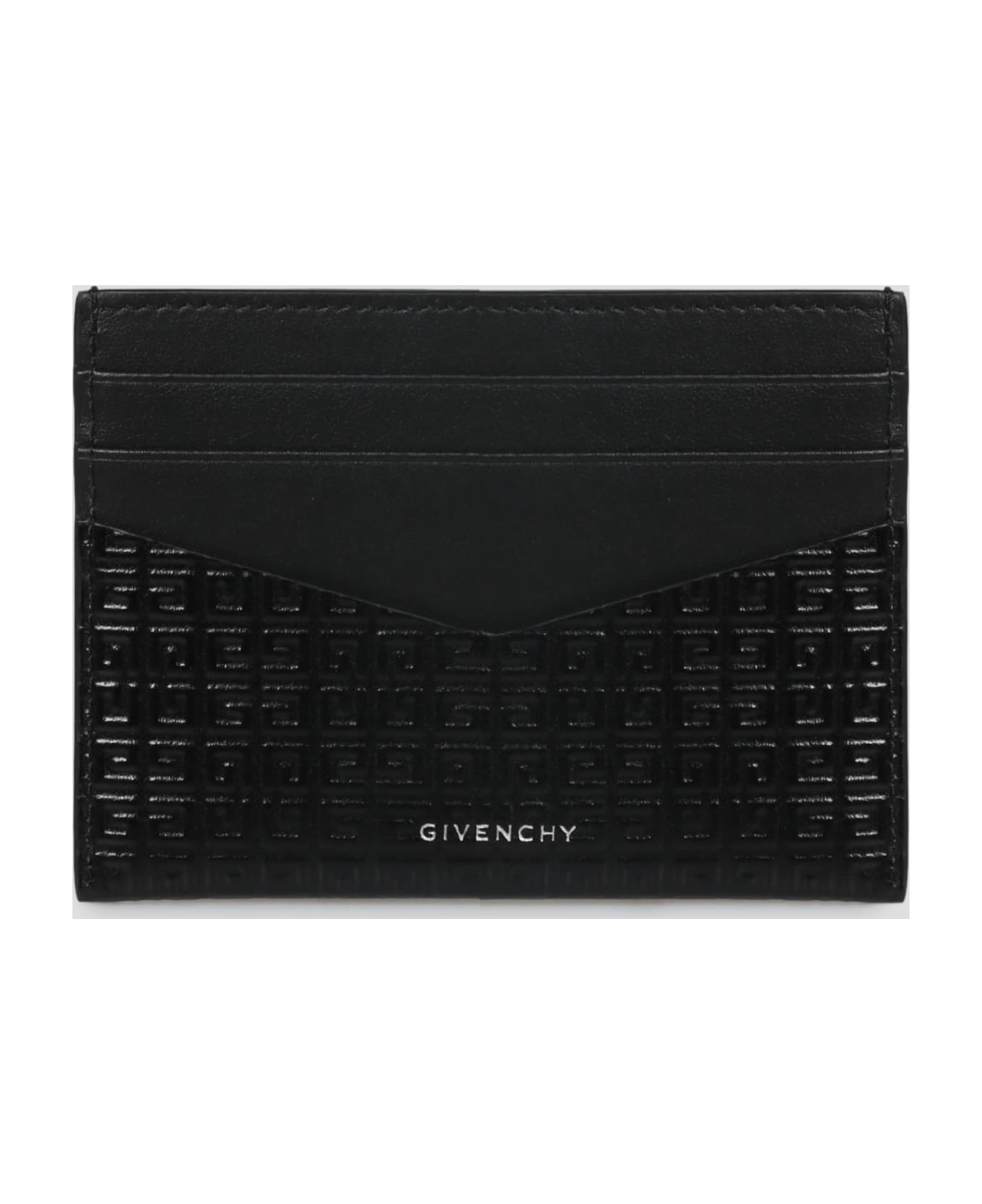Givenchy 4g Leather Card Holder - Black