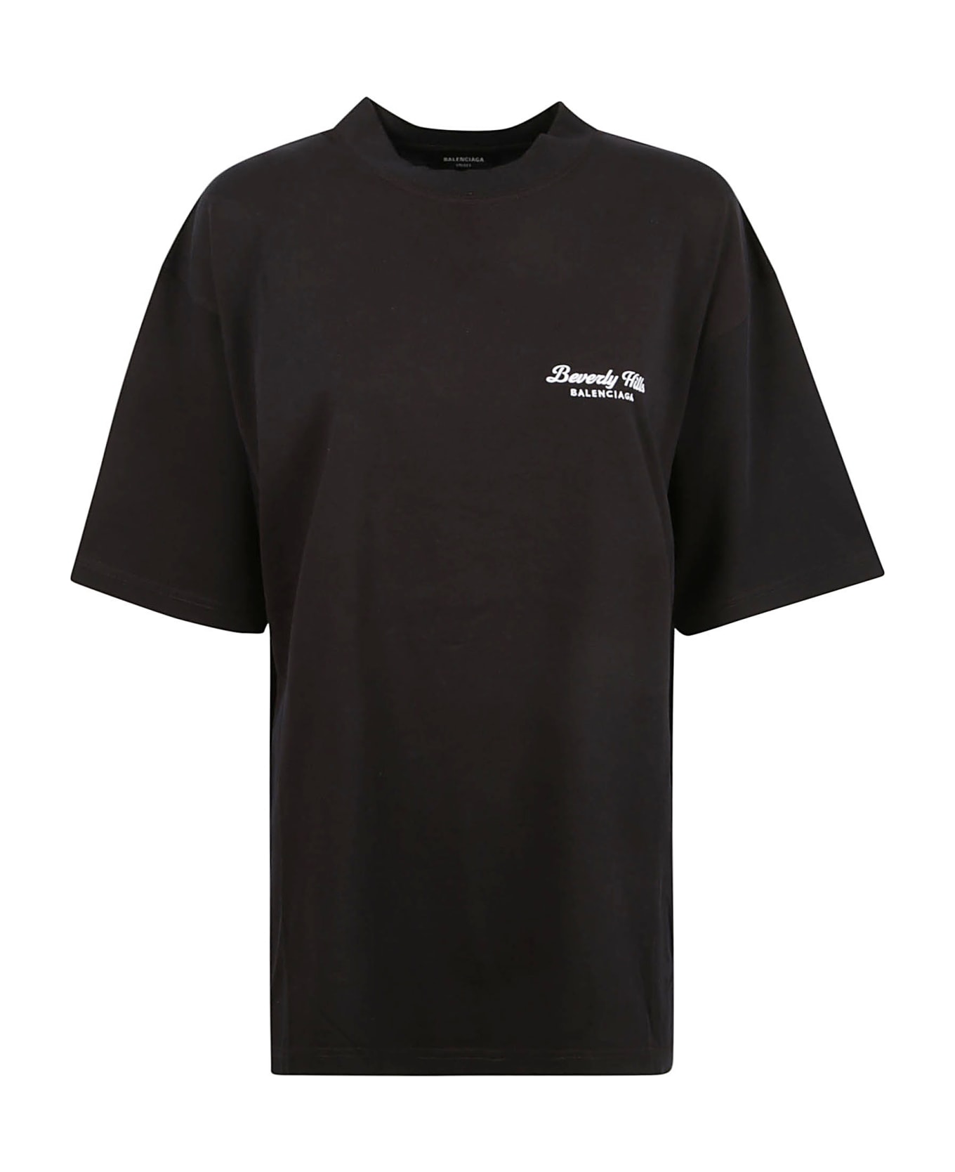 Balenciaga Beverly Hills Vintage Jersey T-shirt - WASHED BLACK/WHITE