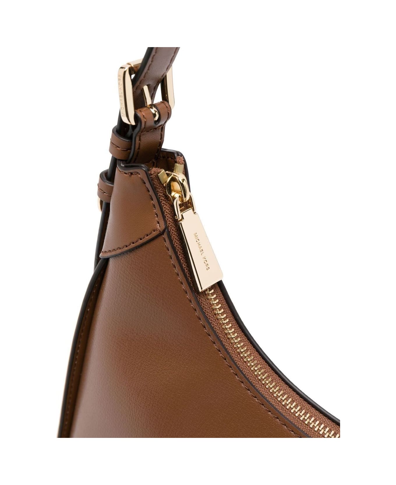 MICHAEL Michael Kors Brown Wilma Shoulder Bag In Leather Woman - Brown