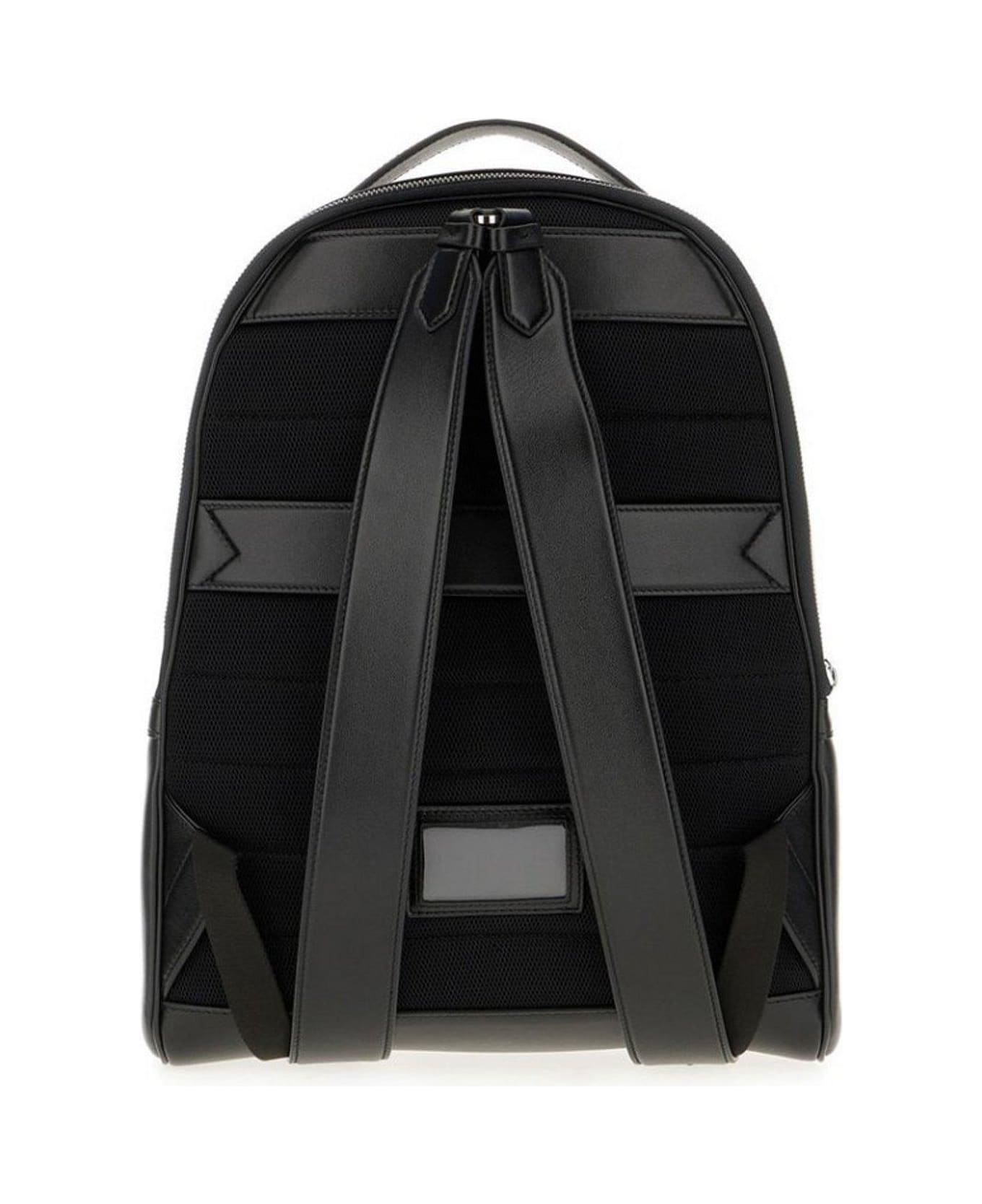 Dolce 
Gabbana Black Leather Backpack