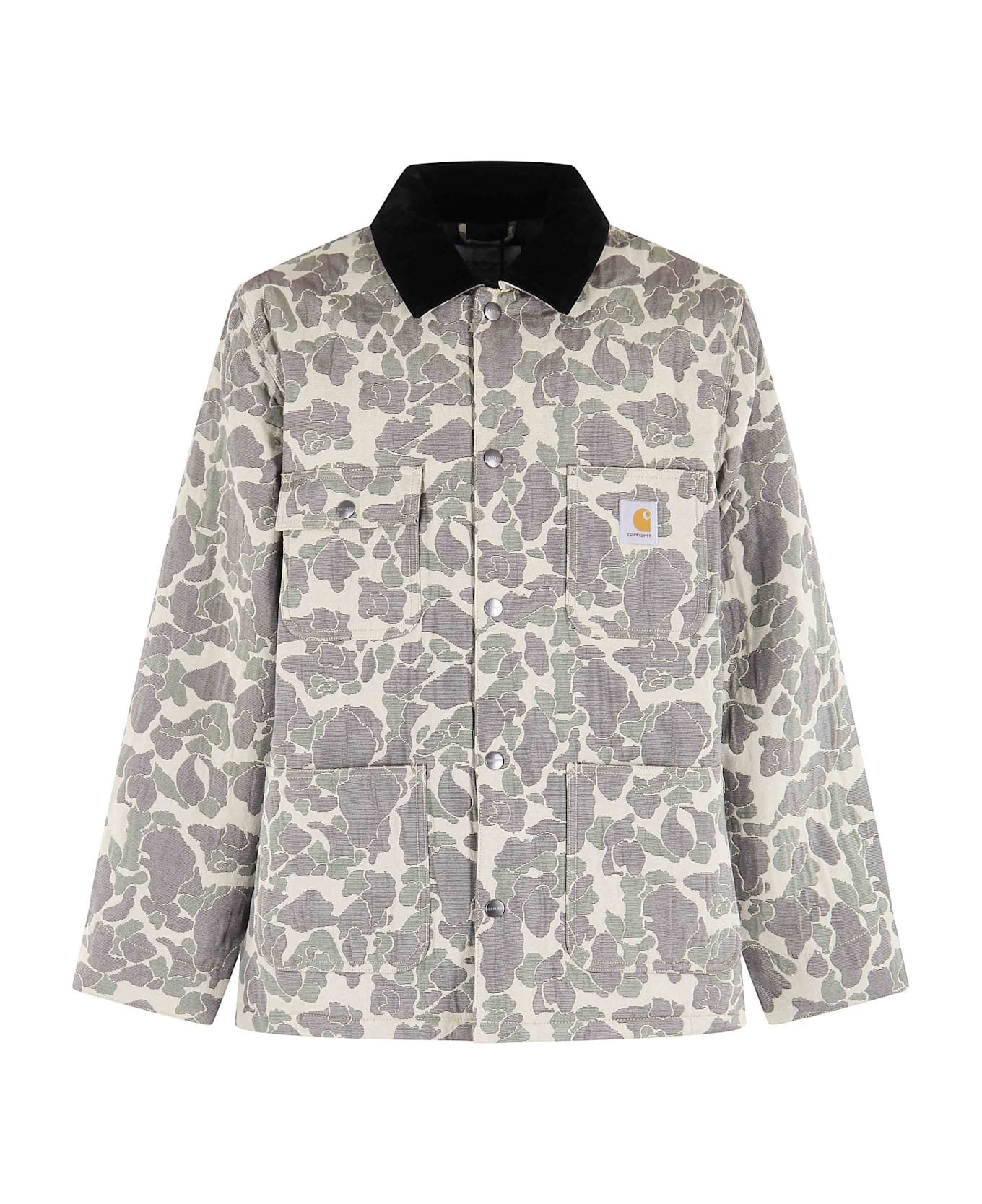 Carhartt Tapestry Chore Coat - Green Tobacco Jacquard