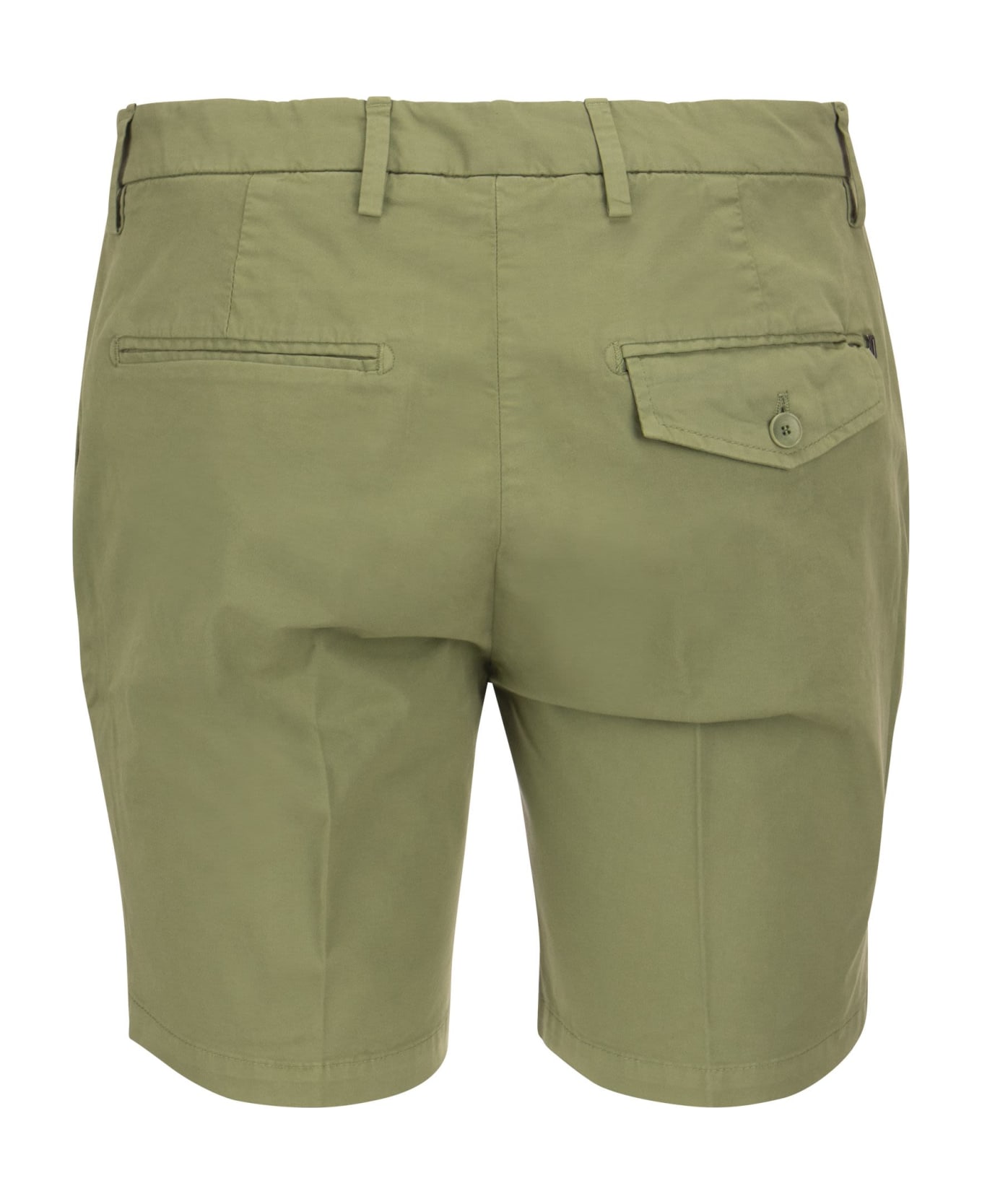 Dondup Manheim - Cotton Blend Shorts - Green