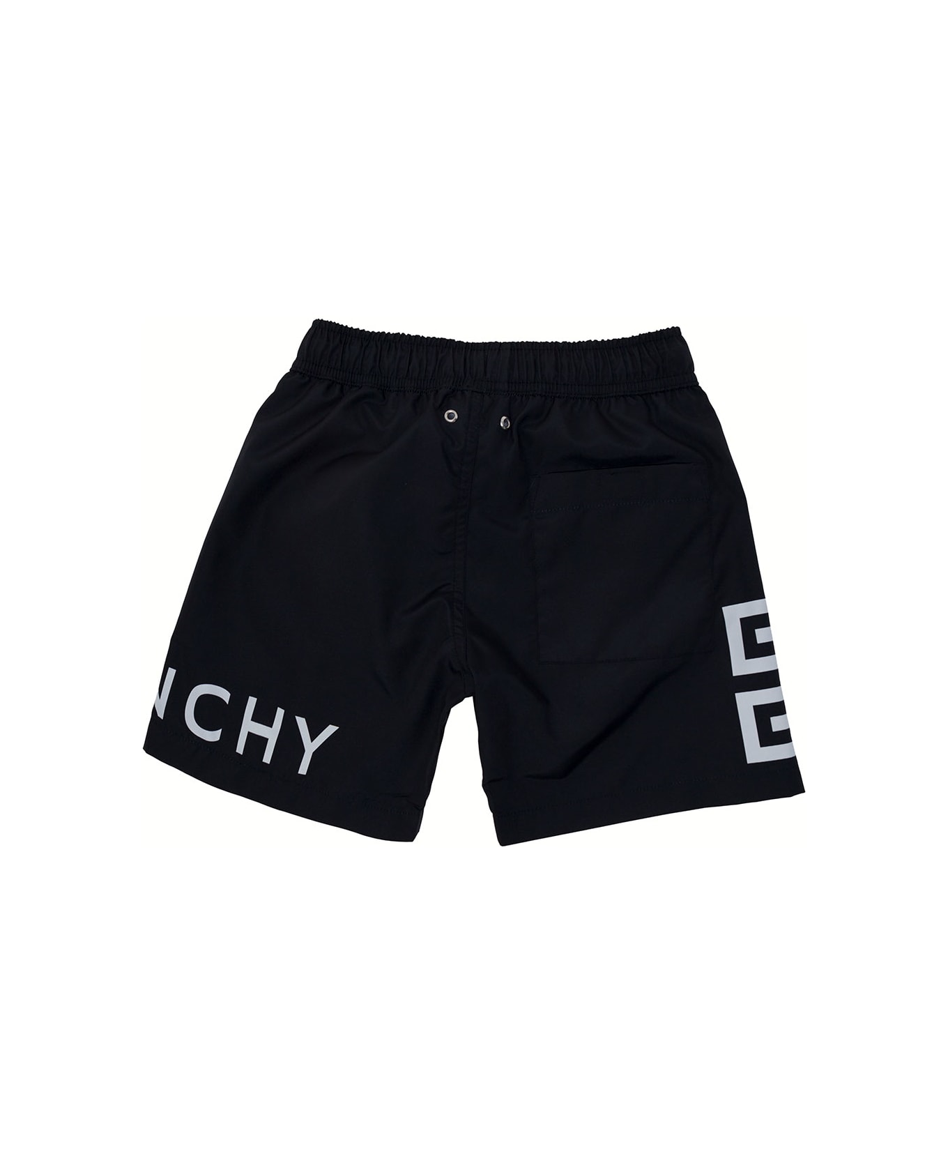 Givenchy Boy Nylon Boxer With Logo - Black