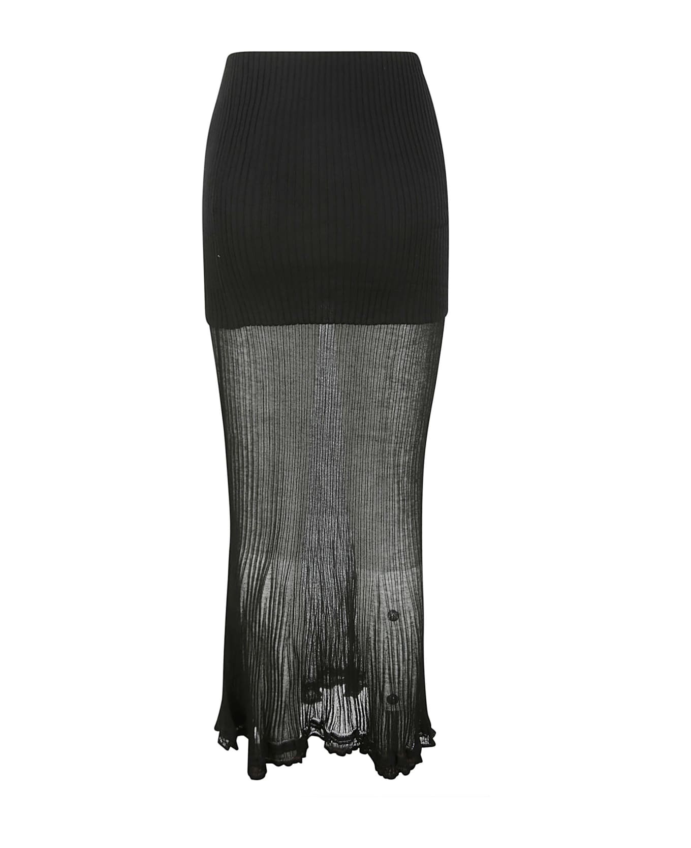 Quira Frilled Long Skirt - Q0009