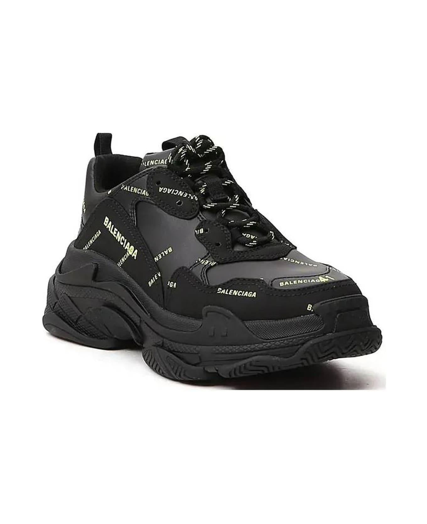 Balenciaga Triple S Sneakers - Black