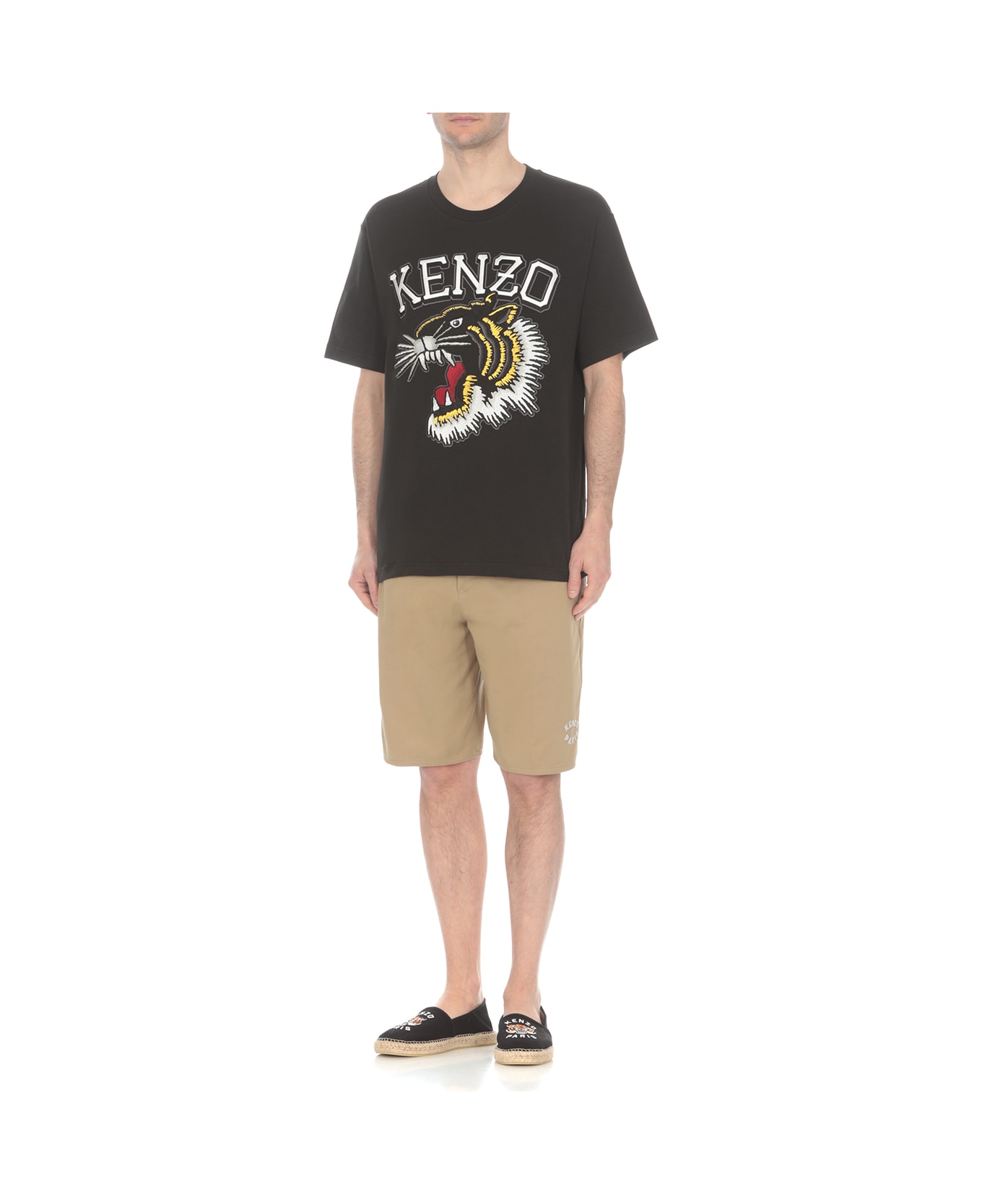Kenzo Tiger Varsity Classic T-shirt - black シャツ